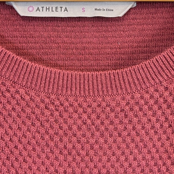 Athleta Women's Crew Neck Sweater - Burgundy - Picture 3 of 5